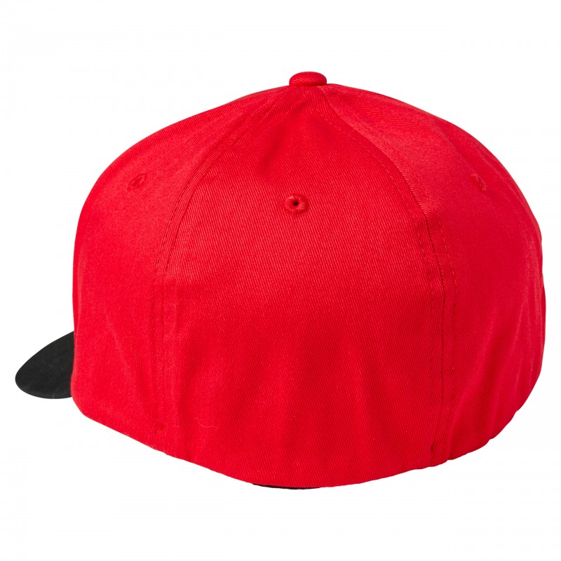 CZAPKA Z DASZKIEM FOX SKEW FLEXFIT FLAME RED