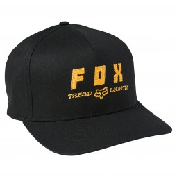 CZAPKA Z DASZKIEM FOX TREAD LIGHTLY FLEXFIT BLACK