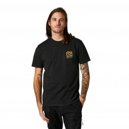 T-SHIRT FOX PUSHIN DIRT PREMIUM BLACK