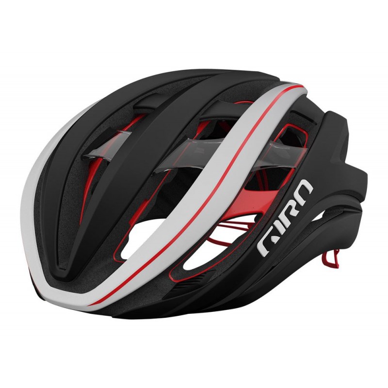 Kask szosowy GIRO AETHER SPHERICAL MIPS matte black white red
