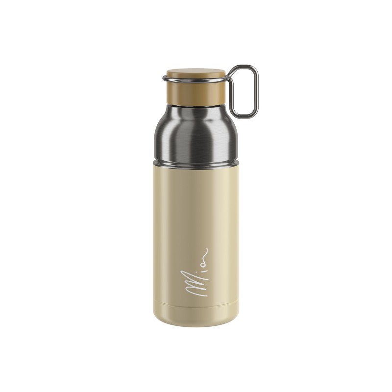 Elite Bidon Mia Beige/Silver 650ml
