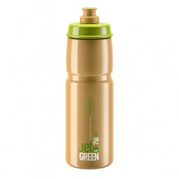 Elite Bidon Jet Green Brown White logo 750ml