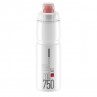 Elite Bidon Jet Plus Clear Red logo 750ml
