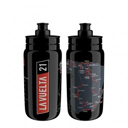 Elite Bidon FLY Teams 2021 Vuelta Black Map 550ml