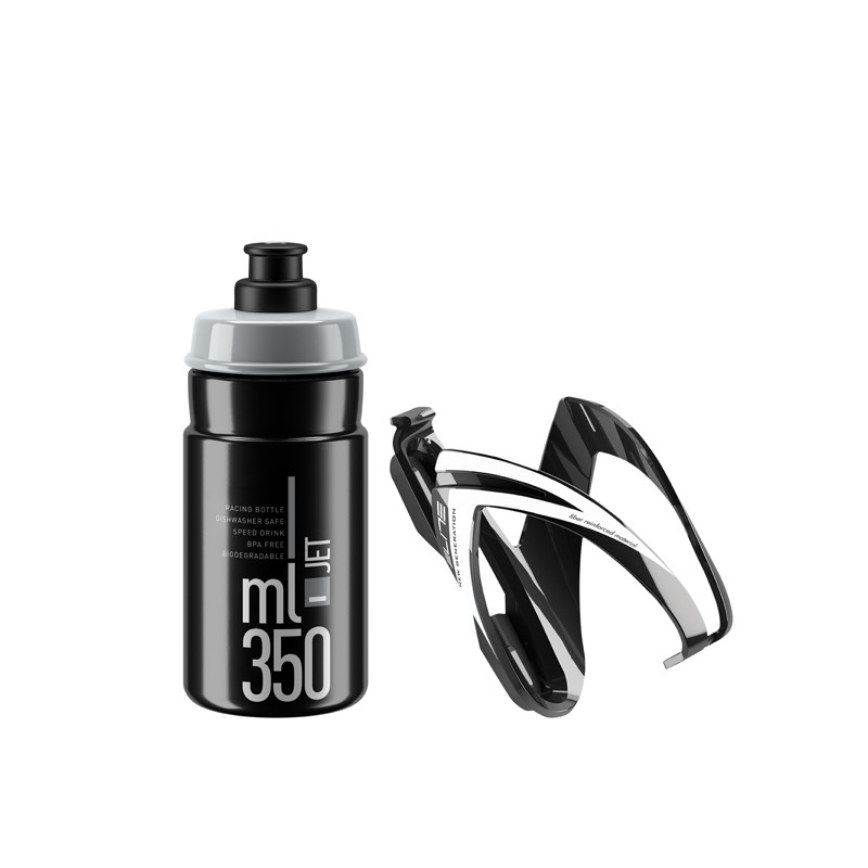 Elite Kit CEO Black White graphic+Bidon Jet 350ml