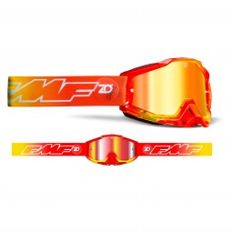 GOGLE FMF POWERBOMB ROCKET BLACK - SZYBA MIRROR SILVER