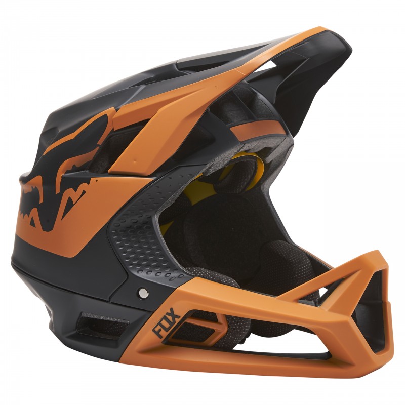 KASK ROWEROWY FOX PROFRAME TUK BLACK/GOLD