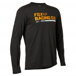 KOSZULKA ROWEROWA Z DŁUGIM RĘKAWEM FOX RANGER DR RACE CO BLACK