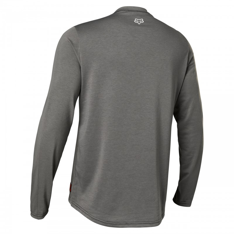 KOSZULKA ROWEROWA Z DŁUGIM RĘKAWEM FOX RANGER DR RACE CO DARK GREY