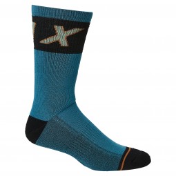 SKARPETY FOX 8 WINTER WOOL LIGHT BLUE