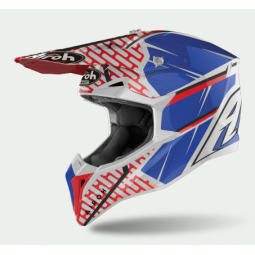 KASK AIROH WRAAP IDOL RED/BLUE GLOSS