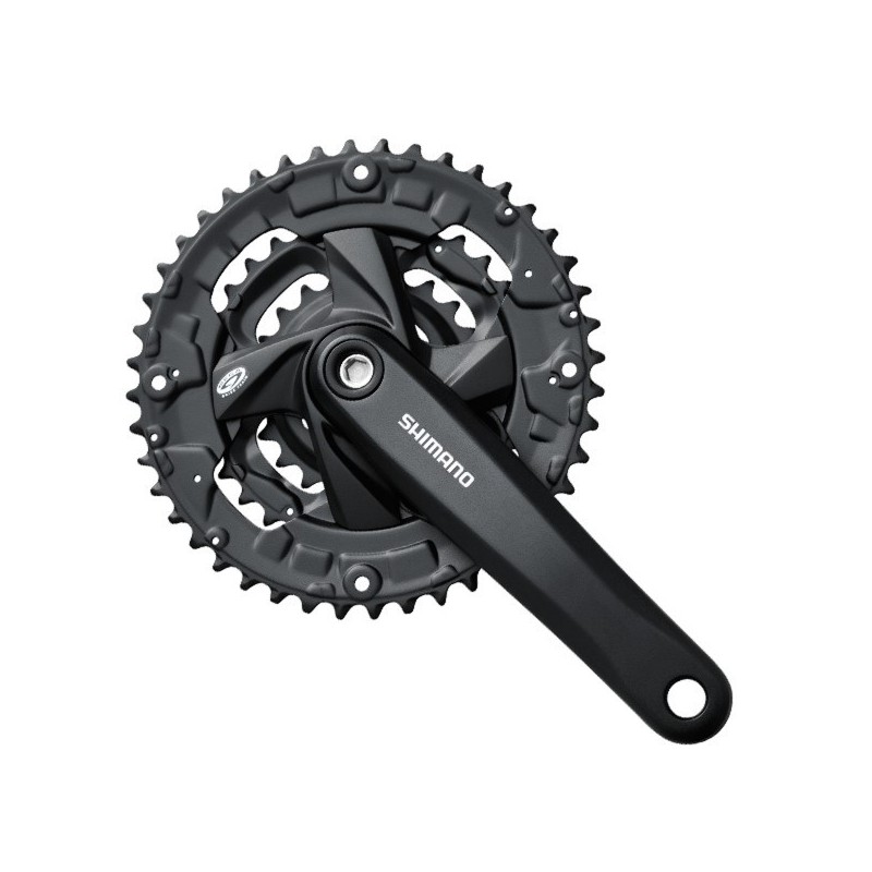 Mechanizm Korbowy 9rz Czarny FC-M371 48/36/26 175mm