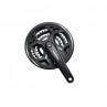 Mechanizm Korbowy 8rz Czarny FC-M311 48/38/28 175mm