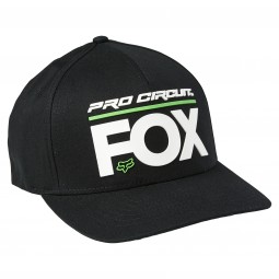 CZAPKA Z DASZKIEM FOX PRO CIRCUIT FLEXFIT BLACK