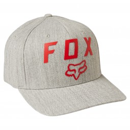 CZAPKA Z DASZKIEM FOX NUMBER 2 FLEXFIT 2.0 HEATHER GREY