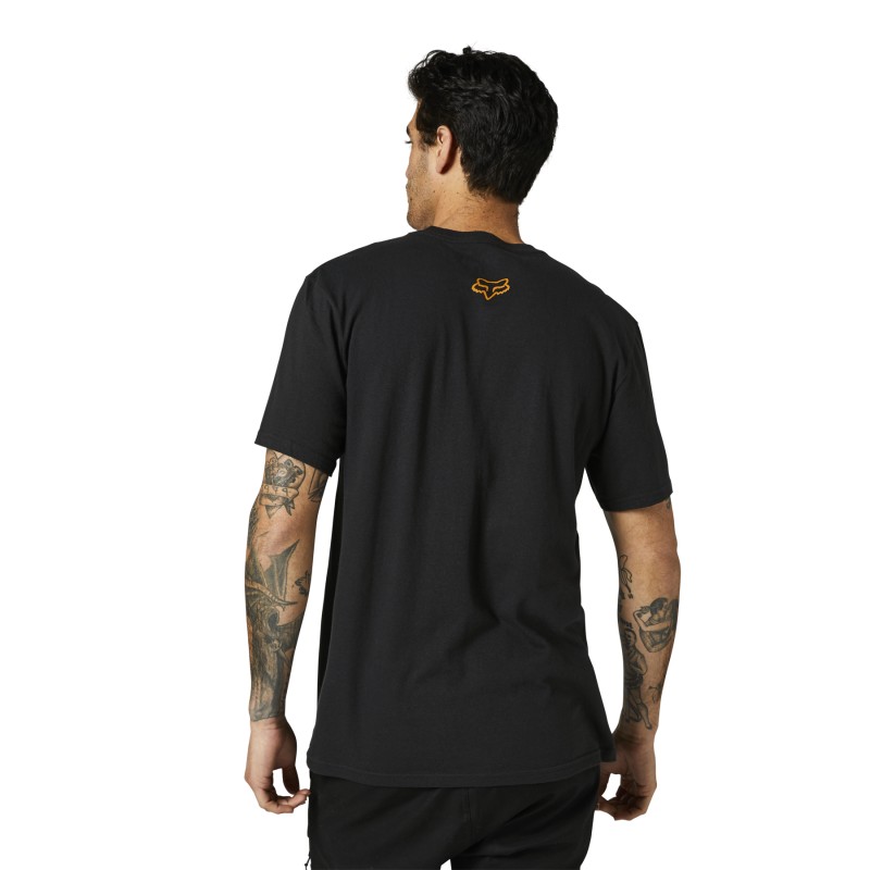 T-SHIRT FOX SINGLE TRACK BLACK