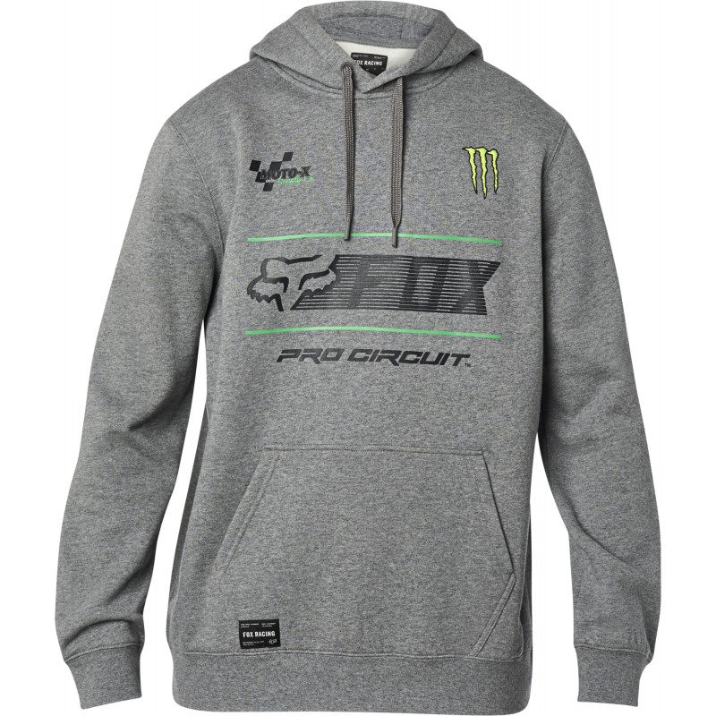 BLUZA FOX Z KAPTUREM PRO CIRCUIT HEATHER GRAPHITE