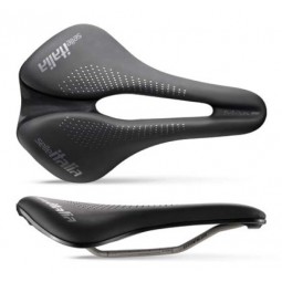 Siodło SELLE ITALIA MAX NOVUS EVO BOOST GEL SUPERFLOW L (id match - L3) TI 316 tube 7, fibra-tek, czarne (NEW)