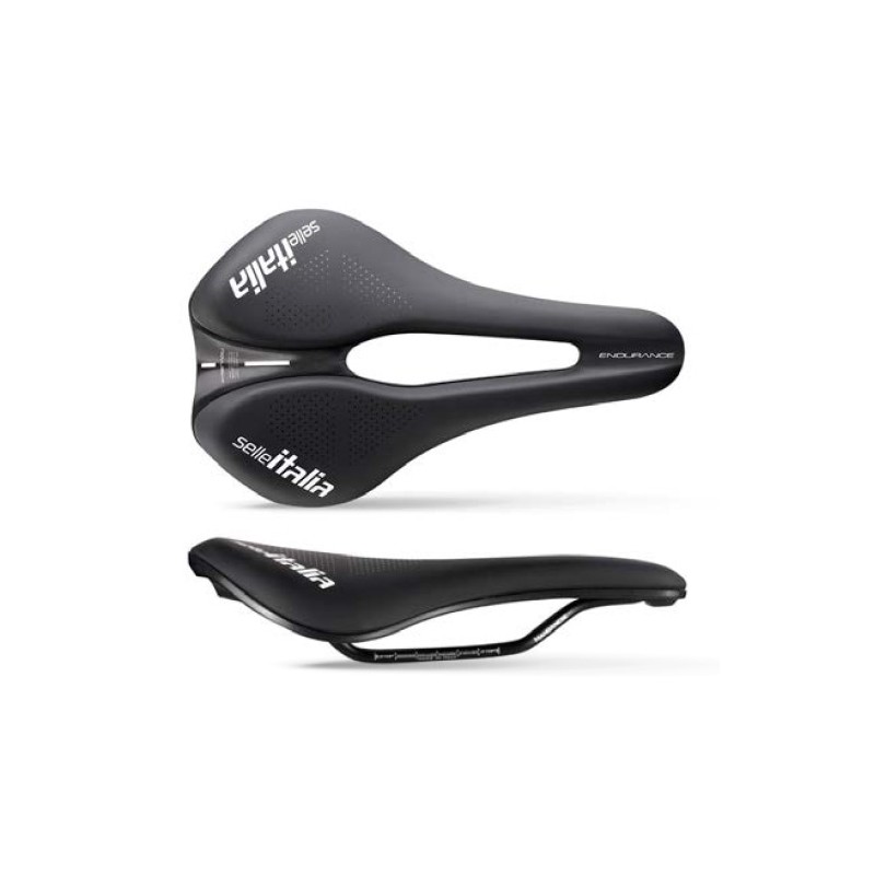 Siodło SELLE ITALIA NOVUS EVO BOOST ENDURANCE TM SUPERFLOW L (id match - L3) Manganese Tube 7, soft-tek, czarne (NEW)