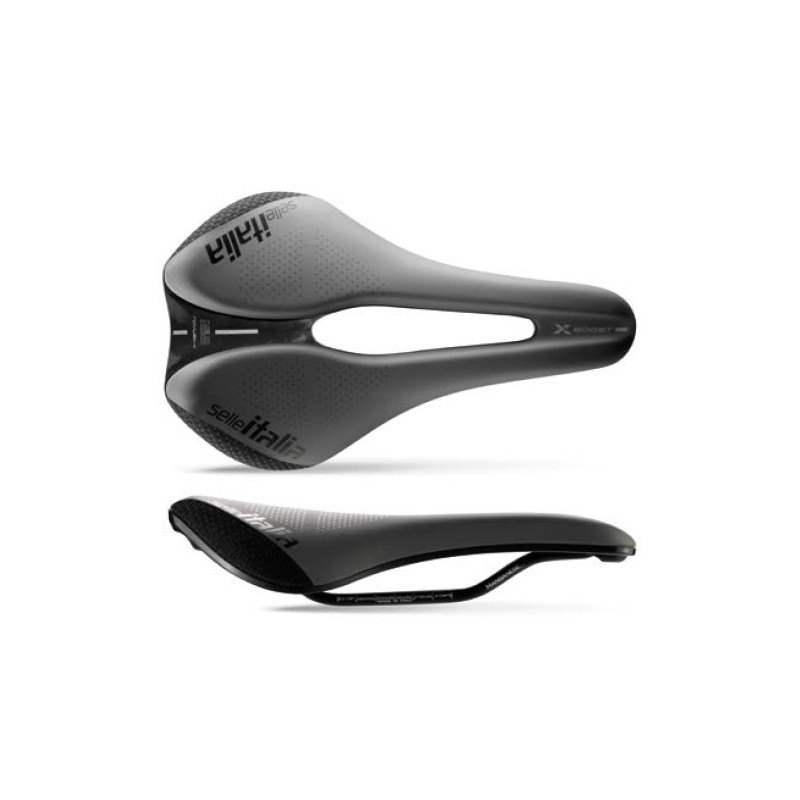 Siodło SELLE ITALIA NOVUS EVO BOOST X-CROSS TM SUPERFLOW L (id match - L3) Manganese Tube 7, soft-tek, szare (NEW)