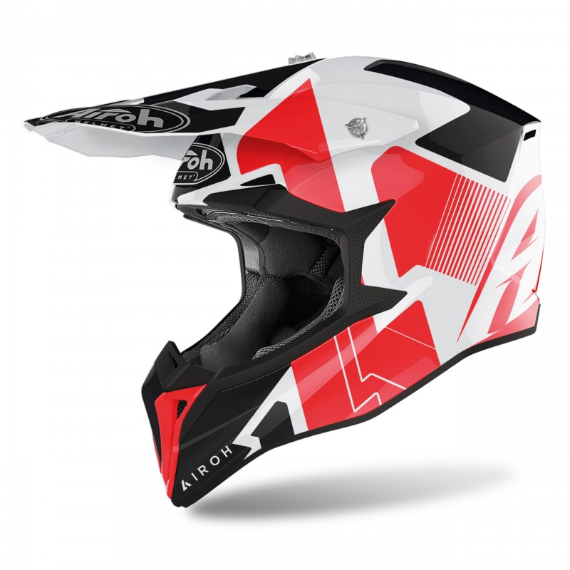 KASK AIROH WRAAP RAZE RED GLOSS