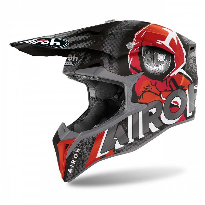 KASK AIROH WRAAP ALIEN RED MATT