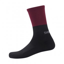 Original Wool Tall Socks Black/Maroon L-XL (Shoe45-48)