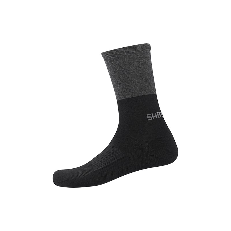 Original Wool Tall Socks Black/Gray L-XL (Shoe  45-48)