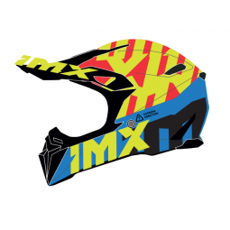 KASK IMX FMX-02 BLACK/FLUO YELLOW/BLUE/FLUO RED GLOSS GRAPHIC