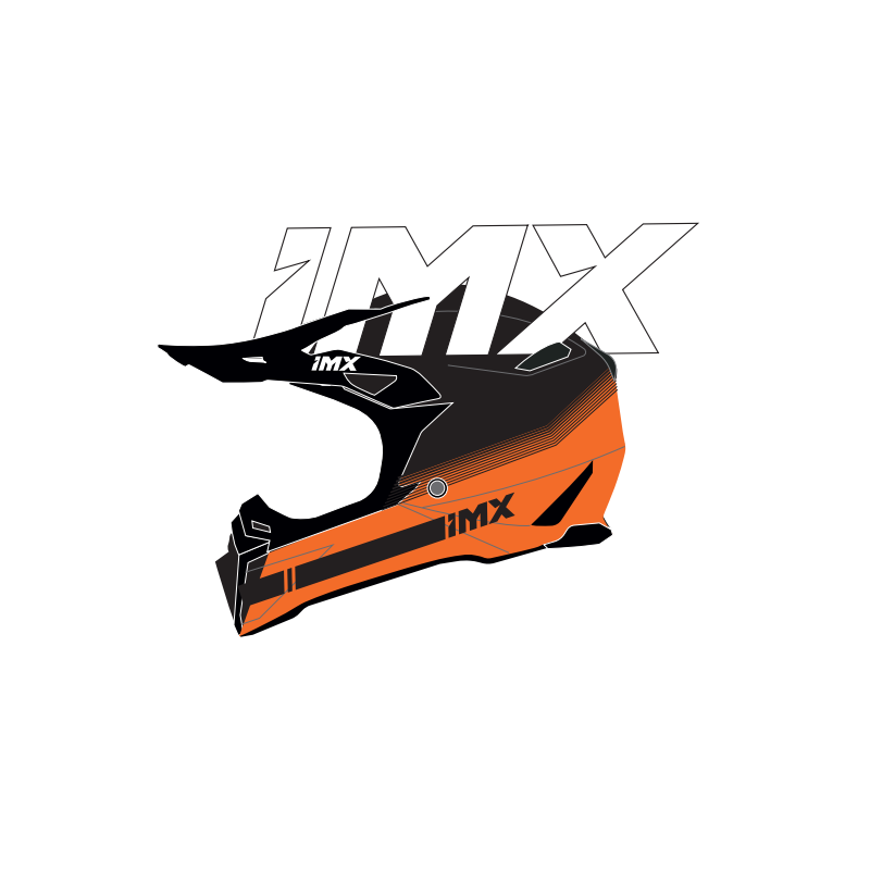 KASK IMX FMX-02 BLACK/ORANGE/WHITE GLOSS
