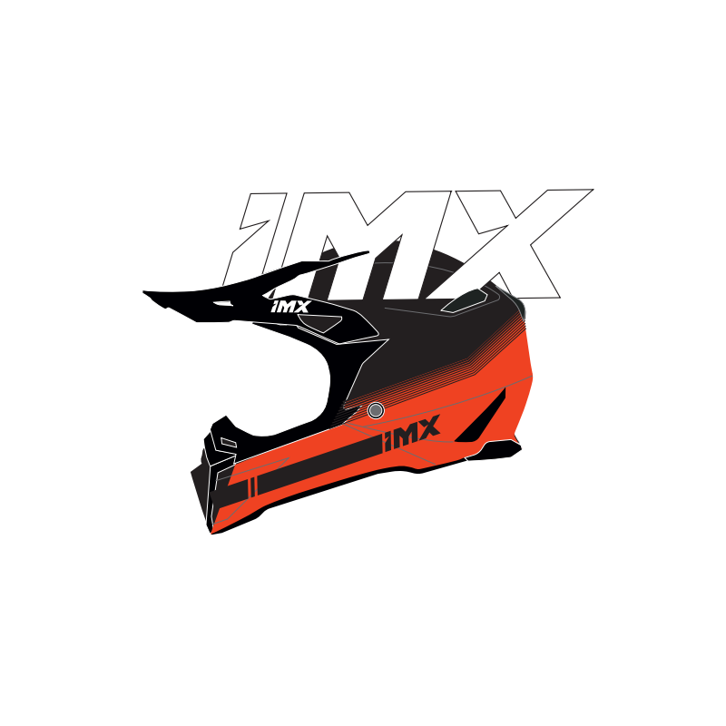 KASK IMX FMX-02 BLACK/RED/WHITE GLOSS