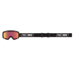 GOGLE IMX ENDURANCE RACE BLACK GLOSS/WHITE - SZYBA IRIDIUM GOLD + CLEAR (2 SZYBY W ZESTAWIE)