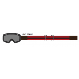 GOGLE IMX ENDURANCE RUST BLACK MATT/RED - SZYBA DARK SMOKE + CLEAR (2 SZYBY W ZESTAWIE)