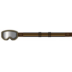 GOGLE BROGER MONTANA DESIGN NO 3 BLACK/GLAZED GINGER/ANTIQUE WHITE