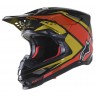 KASK ALPINESTARS SUPERTECH S-M10 CARBON BLACK YELLOW/ORANGE GLOSSY