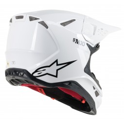 KASK ALPINESTARS SUPERTECH S-M10 SOLID WHITE GLOSSY