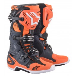 BUTY ALPINESTARS TECH 10 COOL GREY/FLUO ORANGE