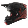 KASK ALPINESTARS SUPERTECH S-M8 ECHO BLACK/GREY/FLUO RED M&G