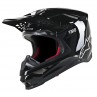 KASK ALPINESTARS SUPERTECH S-M8 SOLID BLACK GLOSSY