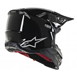 KASK ALPINESTARS SUPERTECH S-M8 SOLID BLACK GLOSSY