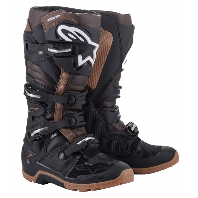 BUTY ALPINESTARS TECH 7 ENDURO BLACK/DARK BROWN