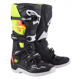 BUTY ALPINESTARS TECH 5 BLACK/FLUO RED/FLUO YELLOW/