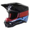 KASK ALPINESTARS S-M5 BOND BLACK/RED CYAN GLOSSY