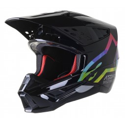 KASK ALPINESTARS S-M5 COMPASS BLACK/SILVER HUE GLOSSY