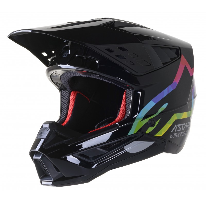 KASK ALPINESTARS S-M5 COMPASS BLACK/SILVER HUE GLOSSY
