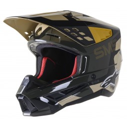 KASK ALPINESTARS S-M5 ROVER SAND TANGERINE CAMO GLOSSY