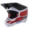 KASK ALPINESTARS S-M5 SPEED WHITE DARK BLUE/RED GLOSSY