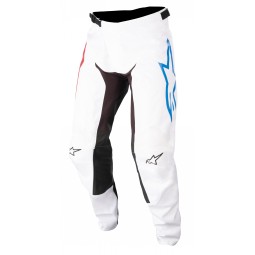 SPODNIE ALPINESTARS RACER SQUAD WHITE/RED/TURQUOISE