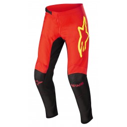 SPODNIE ALPINESTARS FLUID TRIPPLE BLACK/FLUO RED/FLUO YELLOW/