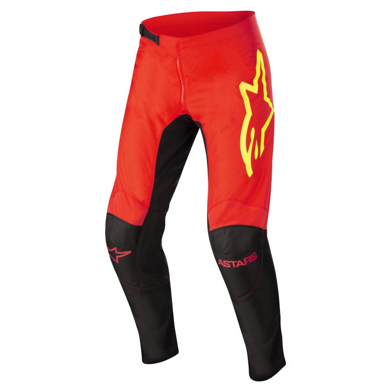 SPODNIE ALPINESTARS FLUID TRIPPLE BLACK/FLUO RED/FLUO YELLOW/